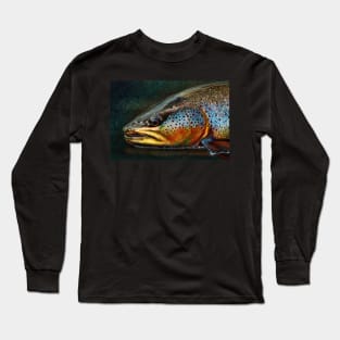The Night Hunter Wild Brown Trout Long Sleeve T-Shirt